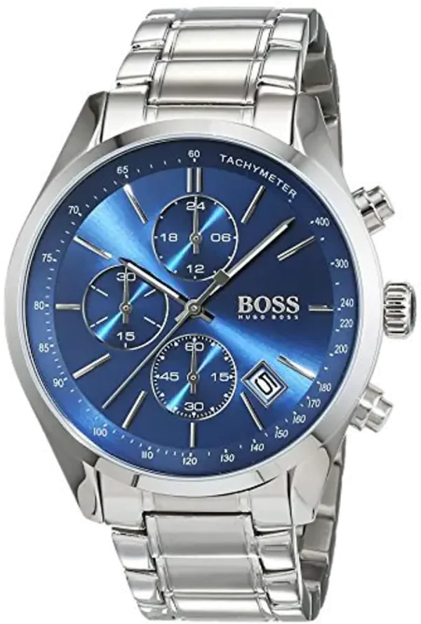 Montre Hugo Boss Grand Prix Chronomètre 1513478 Cadran bleu