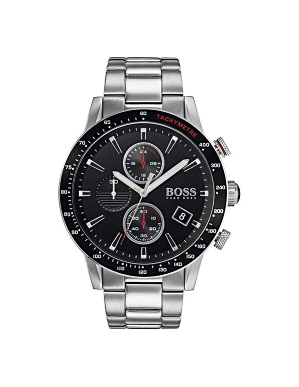 Montre Hugo Boss Rafale 1513509 Acier avec cadran sport noir et rouge