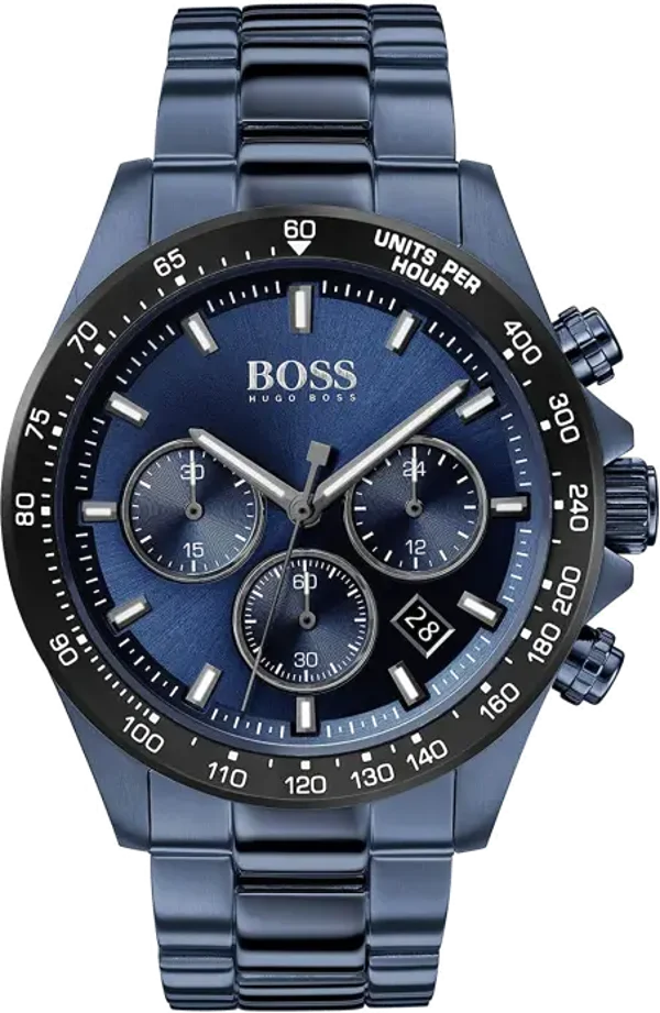 Montre Homme Hugo Boss Hero 1513758 chronographe bleu nuit