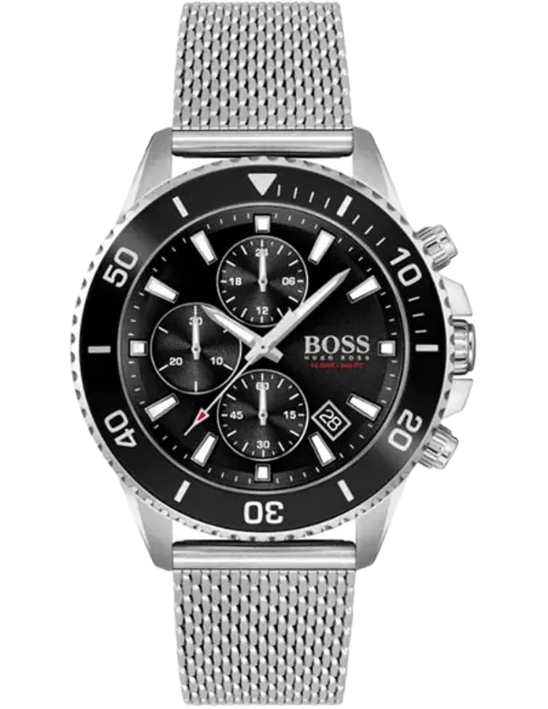 Montre Hugo Boss Homme Amiral 1513904 chronographe cadran noir