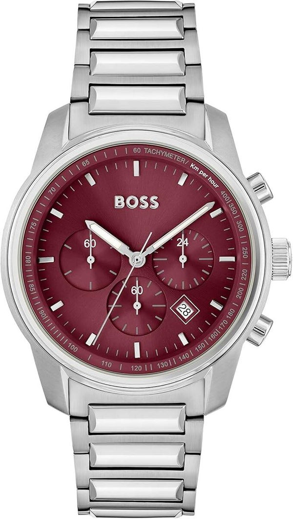 Montre Hugo BOSS Homme avec Bracelet en Acier Inoxydable argenté - 1514004