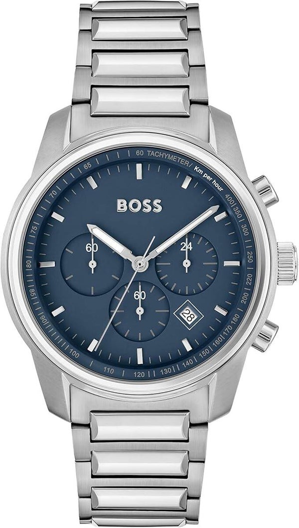 Montre Hugo BOSS Homme avec Bracelet en Acier Inoxydable argenté - 1514007