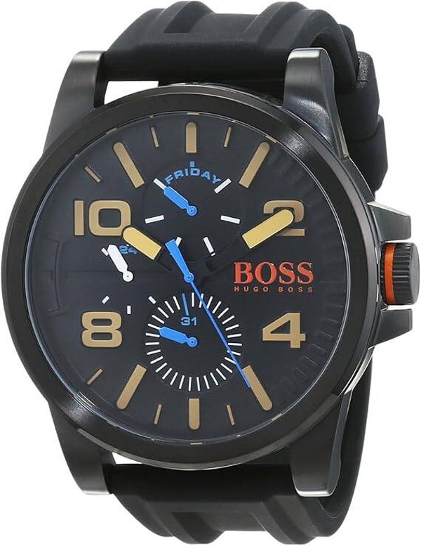 Montre Homme Hugo Boss Boss Orange Detroit 1550011 en silicone noir