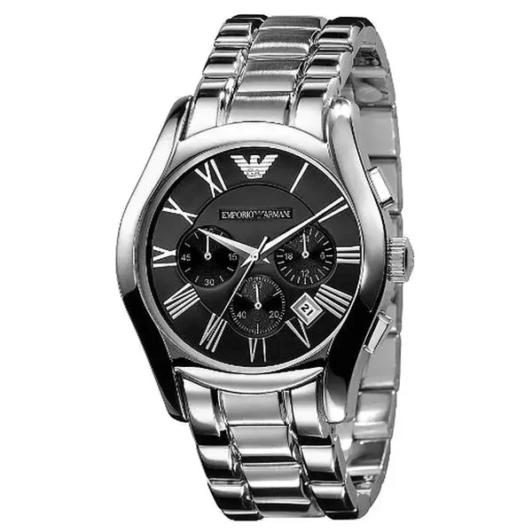 Montre Emporio Armani Homme Classic AR0673 bracelet Acier cadran noir