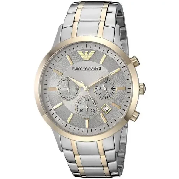 Montre Armani Homme Renato AR11077 Bracelet bi-ton or et gris