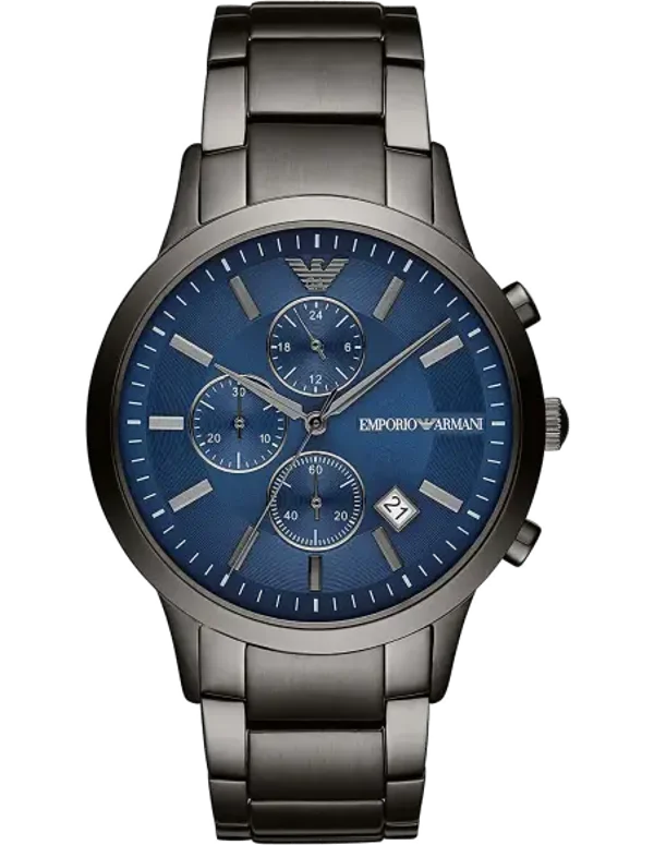 Montre Emporio Armani Homme Renato AR11215 Chronomètre Sport cadran bleu