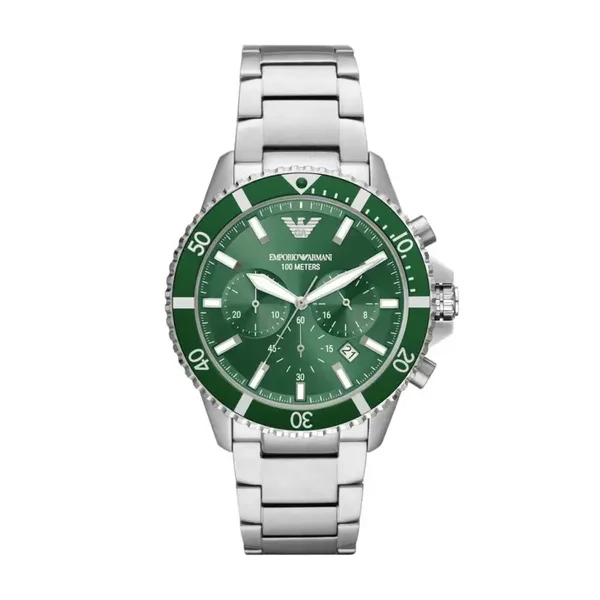 Montre Emporio Armani Homme AR11500 Quartz 43mm Fond Vert
