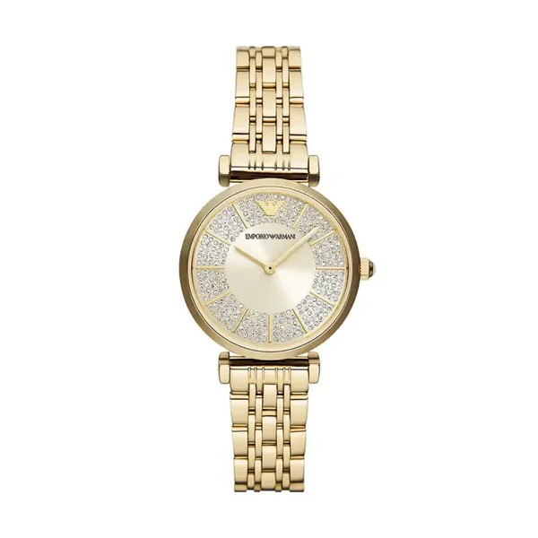 Montre Emporio Armani Femme Ar11608 Dore Ronde Quartz 32mm