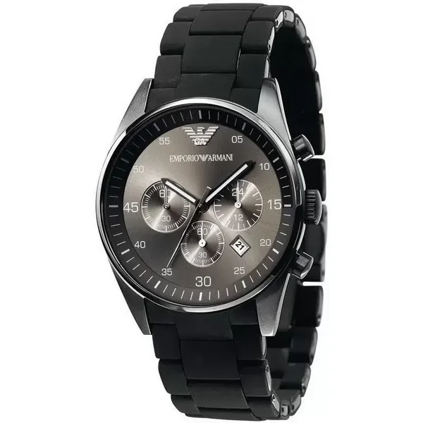 Montre Emporio Armani Homme Sportive AR5889 cadran noir