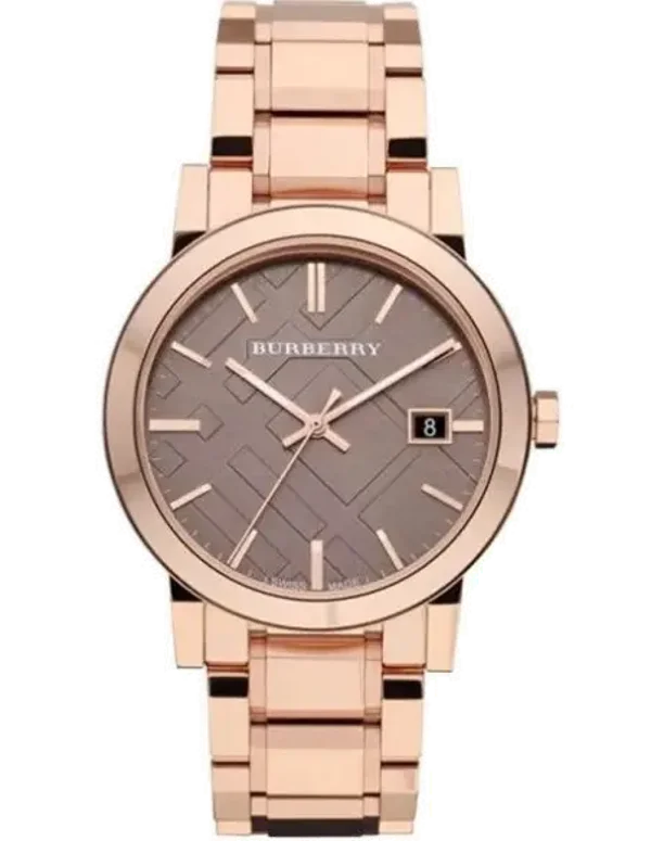 Montre Homme Burberry BU9005 The City acier or rose