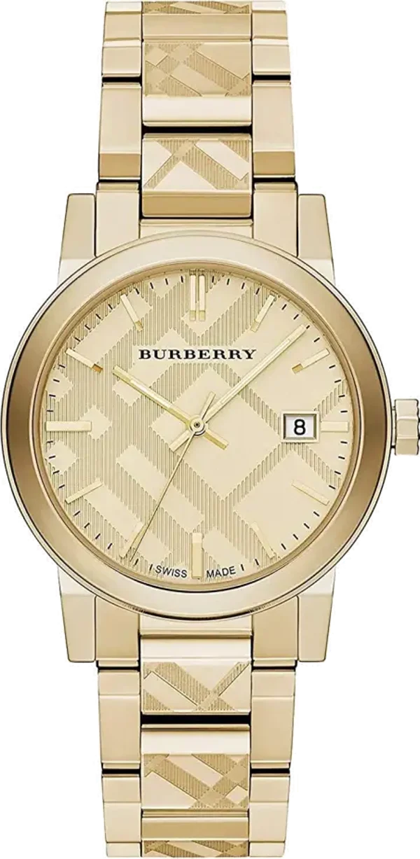 Montre Burberry Femme The City BU9038 Acier inoxydable doré