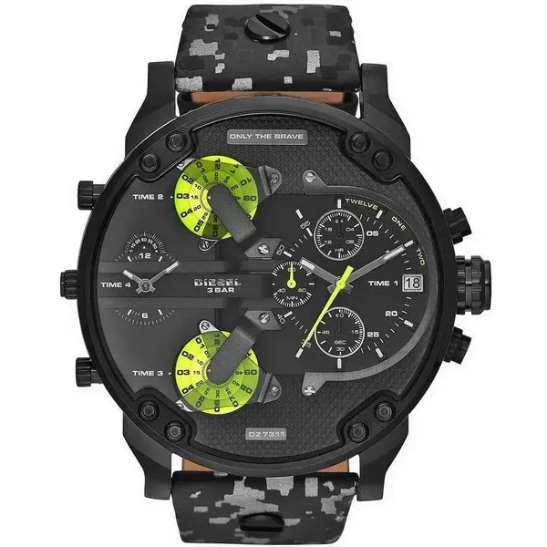 Montre pour Homme Diesel Mr. Daddy 2.0 Chronographe 4 Fuseaux Horaires DZ7311