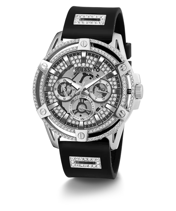 Montre GUESS Homme, GW0488G2 couleur noir et argent 48 mm