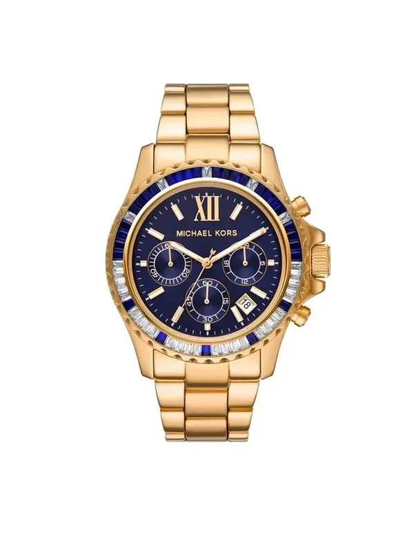 Montre Michael Kors Femme Everest MK6971 pavée de cristaux bracelet doré en acier