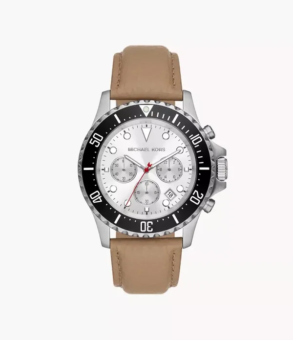 Montre Michael Kors Homme MK9092 chronographe, en cuir, Camel