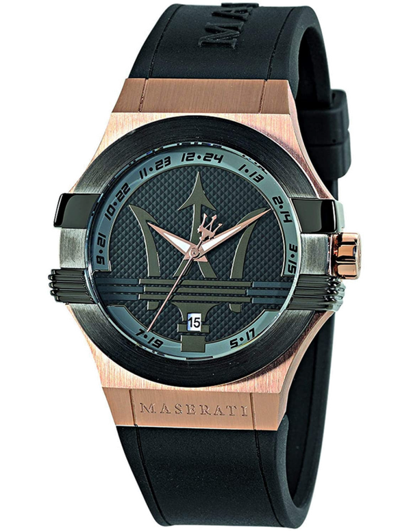 Montre Homme Maserati Potenza R8851108002 Bracelet en silicone noir