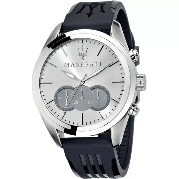 Montre Homme chronographe Maserati Traguardo, bracelet en silicone, cadran 55 mm, R8871612012