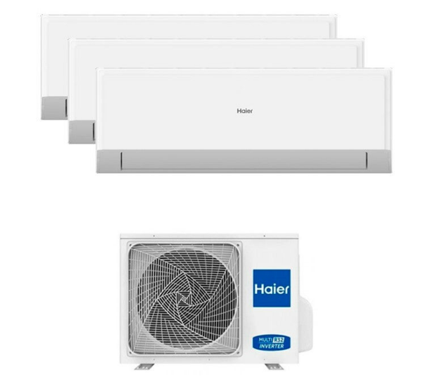 Multi Split Haier 3U70S2SR5FA + 2 X AS25RBAHRA-3 + AS35RBAHRA-4