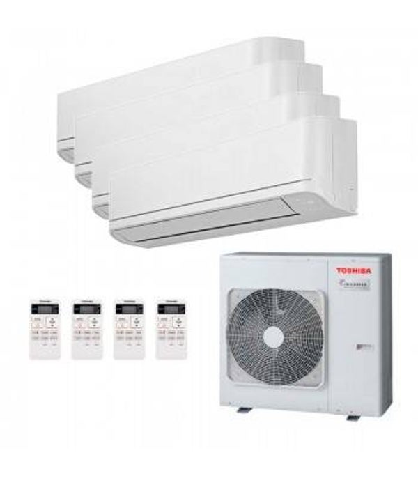 Multi Split Toshiba RAS-4M27U2AVG-E + 4 X RAS-B10J2KVG-E