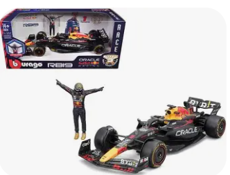 Red Bull RB19 1:24 met Driver – Bburago Modelauto (Oracle Red Bull Racing)