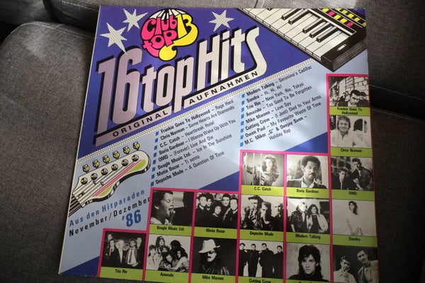 Club top 13 TOP HITS aus den International 1986  November / Dezember-  12" Vinyl LP Album