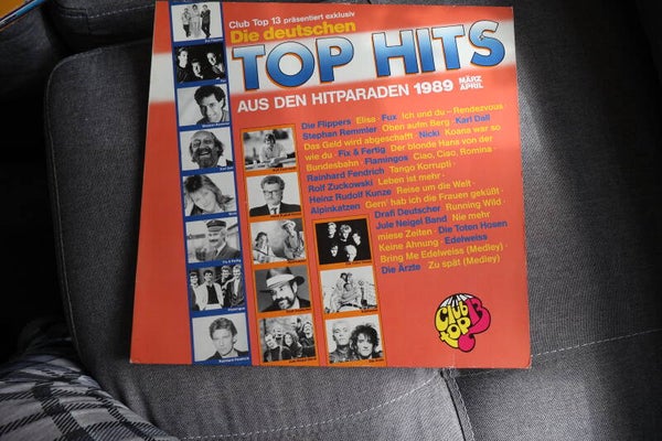 Club top 13 TOP HITS aus den Hitparaden 1989 März / April  -  12" Vinyl LP Album