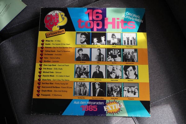 Club top 13 TOP HITS aus den International 1985  EXTRA ORIGINAL -  12" Vinyl LP Album