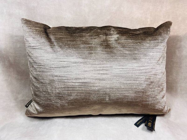 Brons sierkussen Rib goud