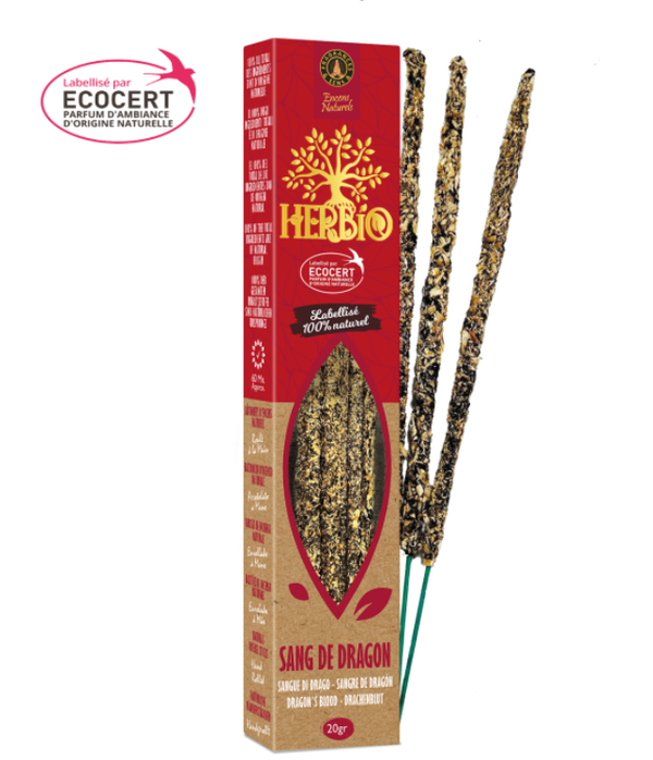 Encens Smudge Ecocert Herbio Sang de Dragon 20g