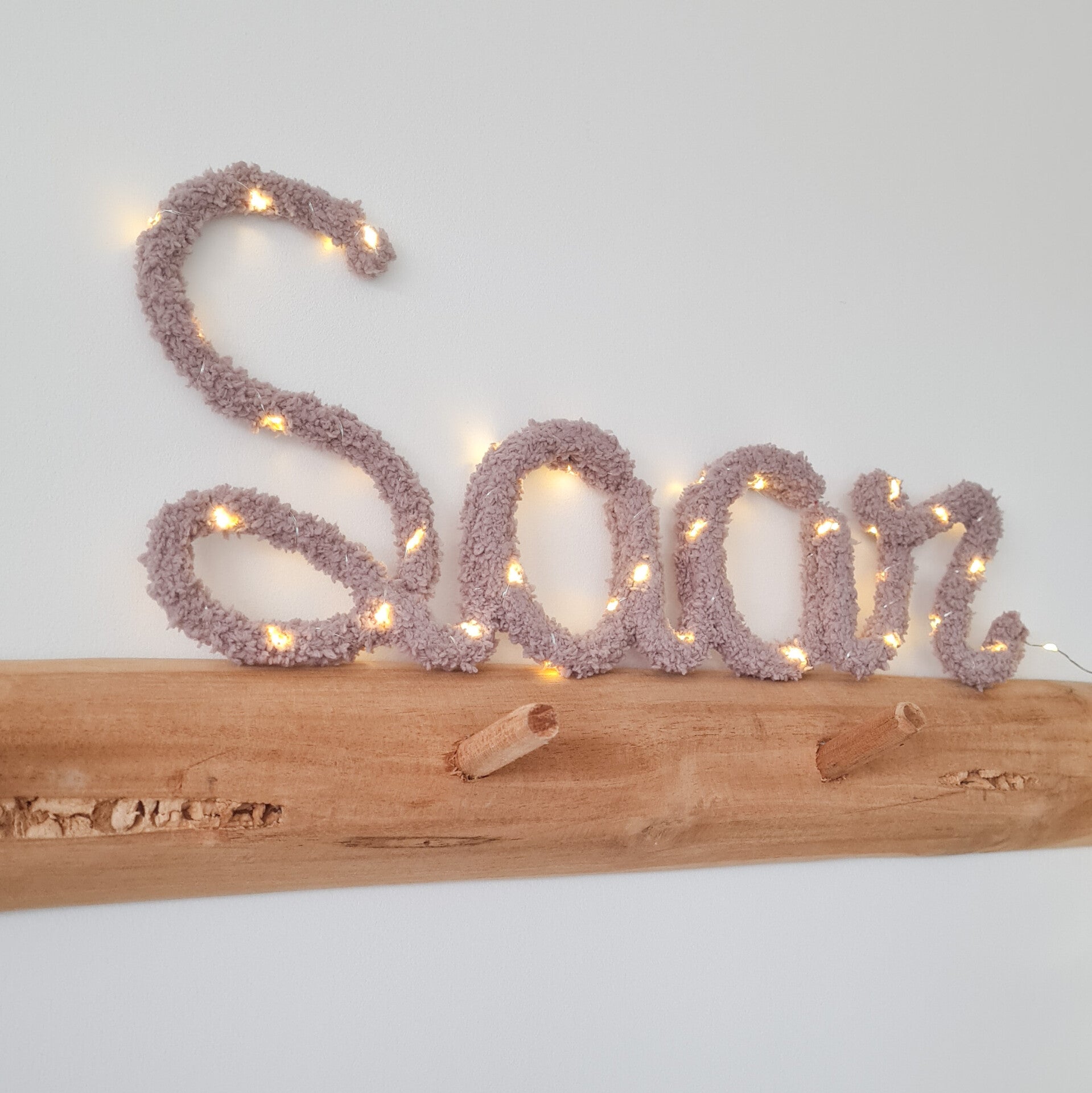 Naamlampje Teddy maat S