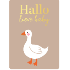 Kaartje bij bestelling