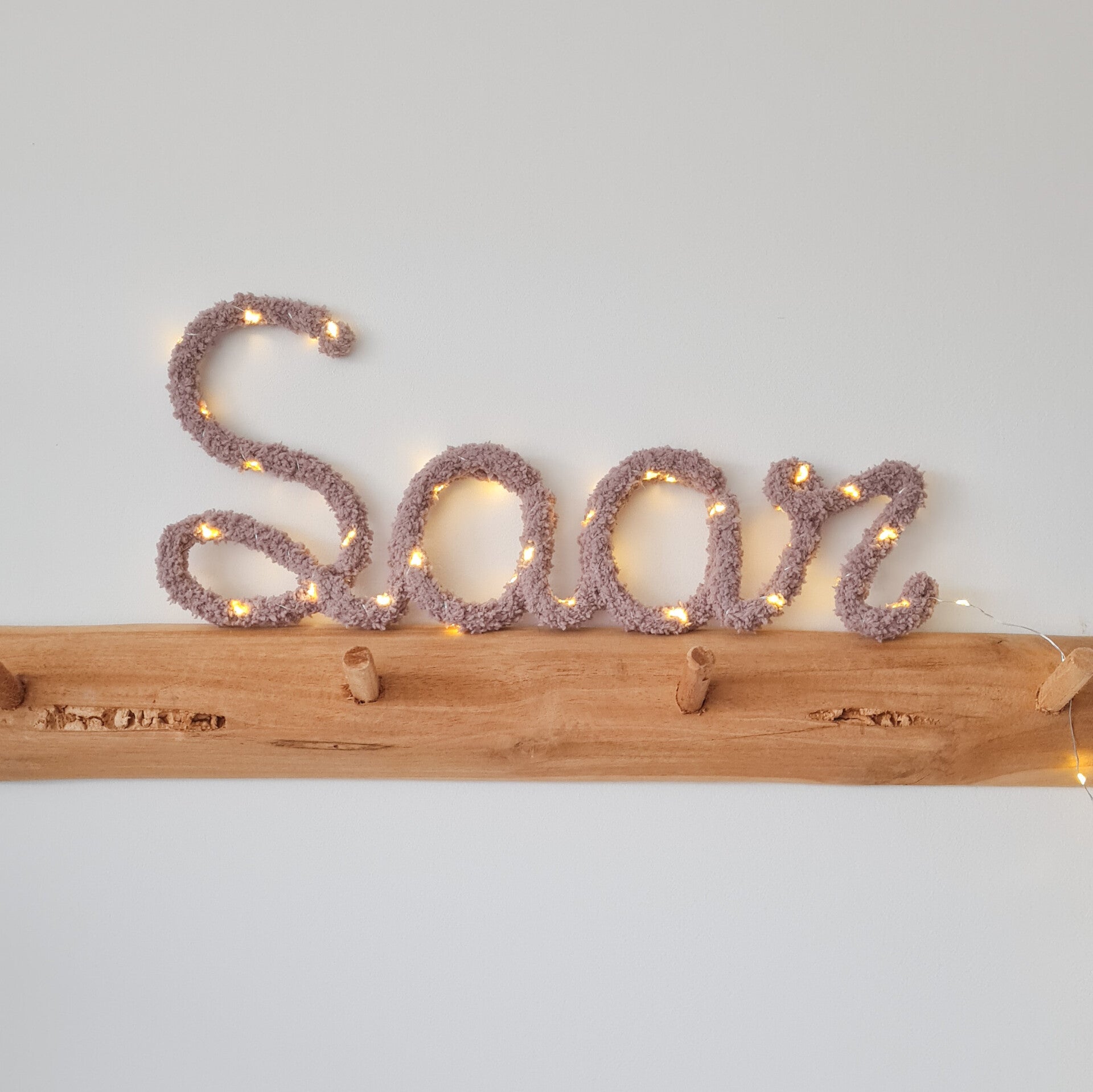 Naamlampje Teddy maat M