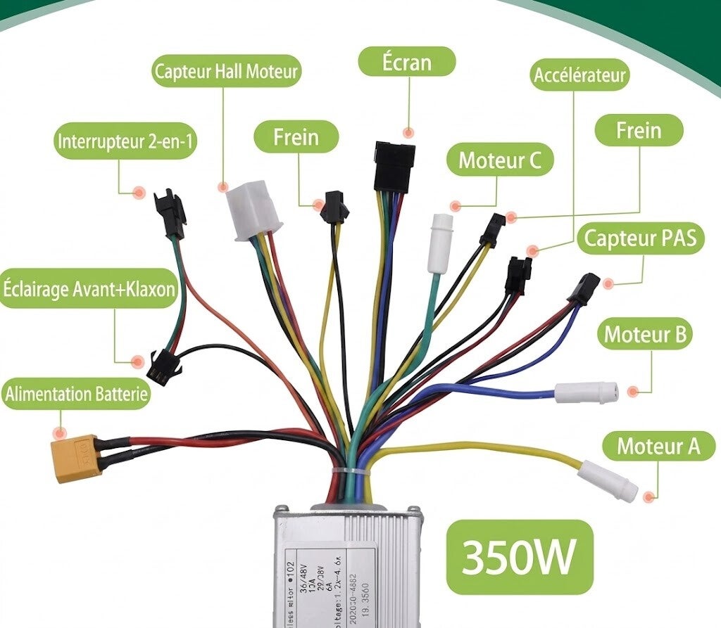 UART2 36V 48V 350W 500W