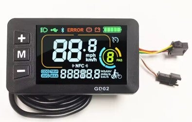 Compteur digitale 24V, 36V 48V 64V