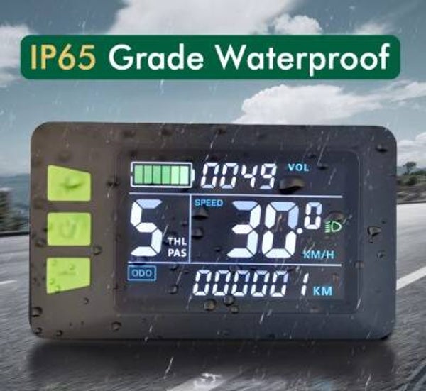 Compteur LCD étanche avec USB UART (5PIN)