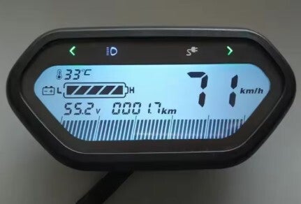 Compteur de vitesse, 48V, 60V, 72V, 84V, 96V, 120V, lumière, odo