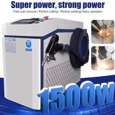 Machine de soudage et de découpe laser à fibre 4 en 1, soudeuse pour tous les métaux
