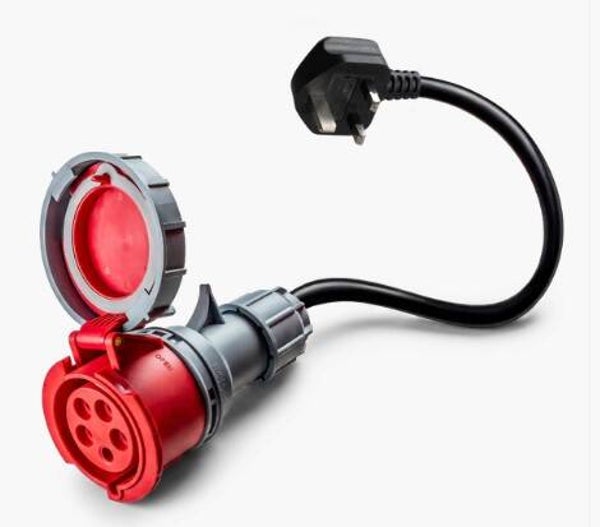 16A 5 pôles vers Type G pour UK adaptateur CEE
