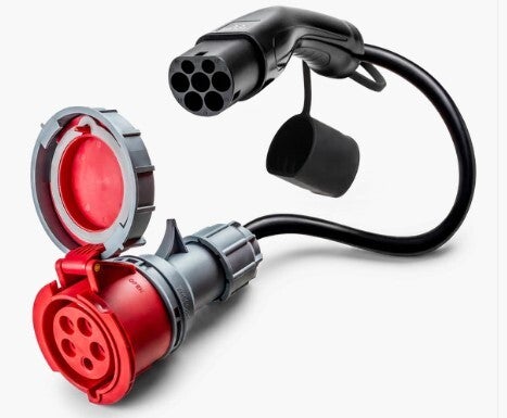 16A 5 pôles vers Type 2 adaptateur CEE