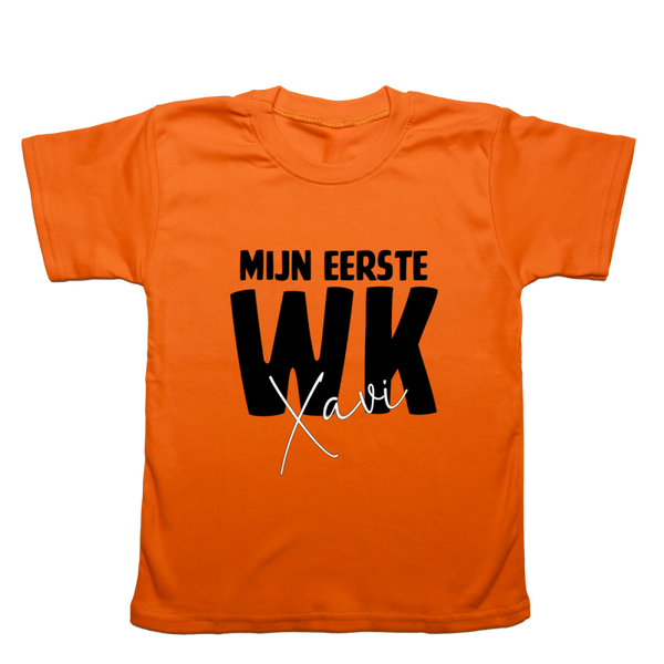 Shirt WK - Mijn eerste WK met naam