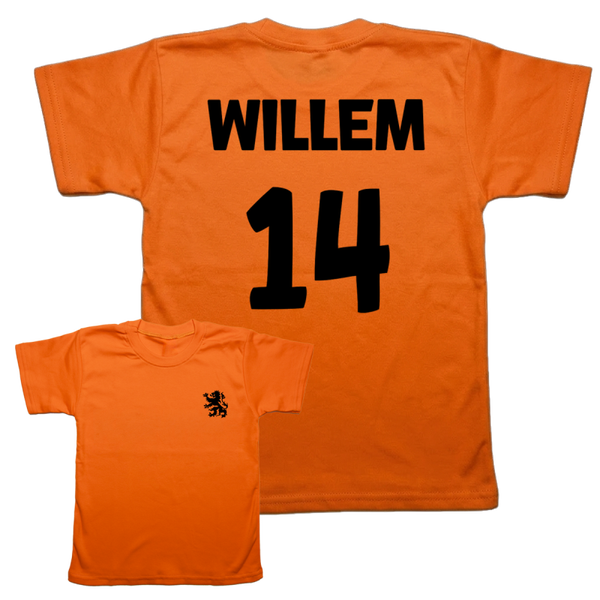 Shirt Koningsdag/WK - Naam & rugnummer