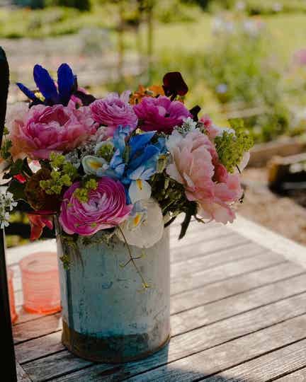 Stoere pluktuin vaas