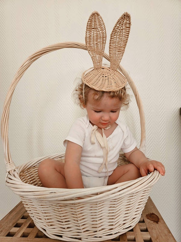 Chapeau osier petit Lapin