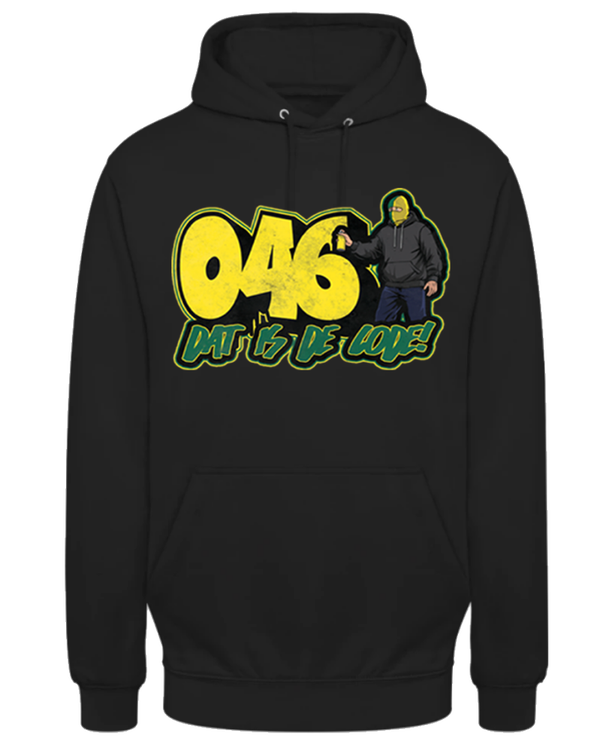 046 dat is de code! Hoodie