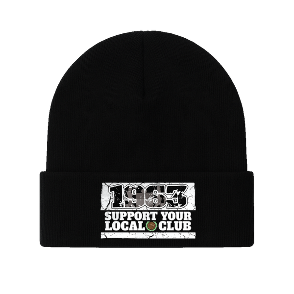 1963 support your local club beanie