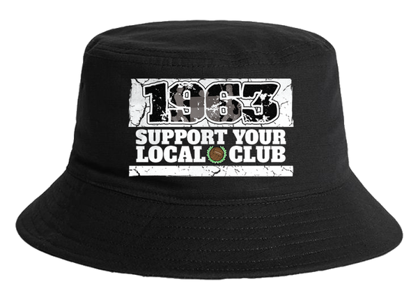 1963 support your local club bucket hat
