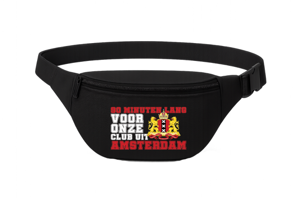 90 minuten lang voor onze club uit Amsterdam fanny pack