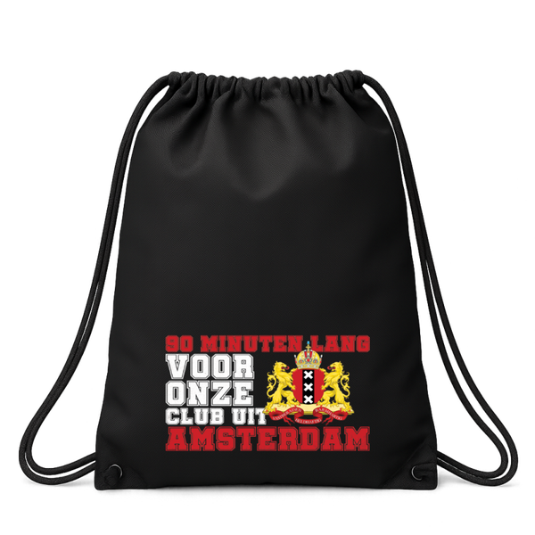 90 minuten lang voor onze club uit Amsterdam sack pack