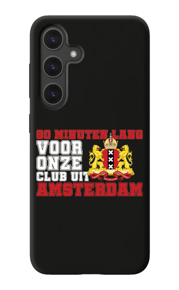 90 minuten lang voor onze club uit Amsterdam telefoonhoesje Samsung