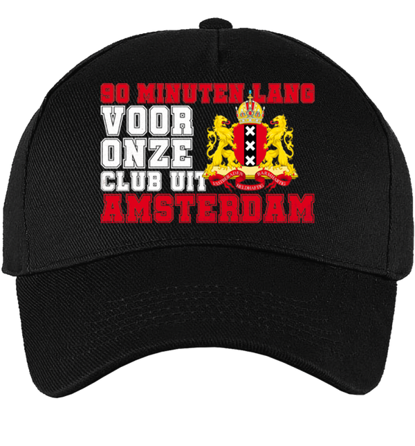 90 minuten lang voor onze club uit Amsterdam pet